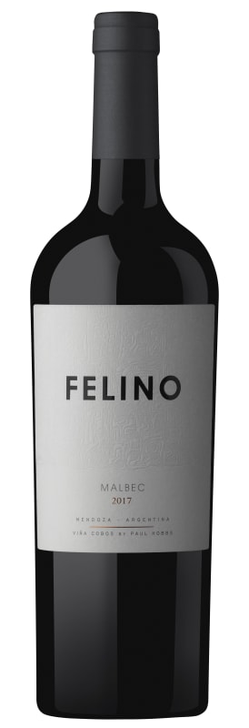 Vina Cobos Felino Malbec 2017 Front Bottle Shot