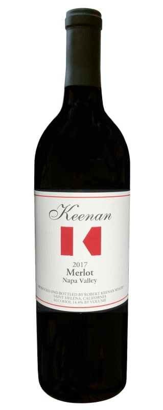 Keenan Napa Valley Merlot (375ML half-bottle) 2017 Front Bottle Shot