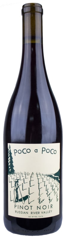 Poco a Poco Russian River Pinot Noir 2018 Front Bottle Shot