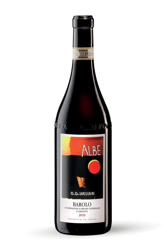 G.D. Vajra Barolo Albe 2016 Front Bottle Shot