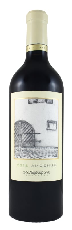 Maybach Family Vineyards Amoenus (scuffed label) 2015 Front Bottle Shot