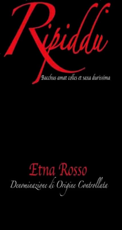Filippo Grasso Ripiddu Etna Rosso 2015 Front Label