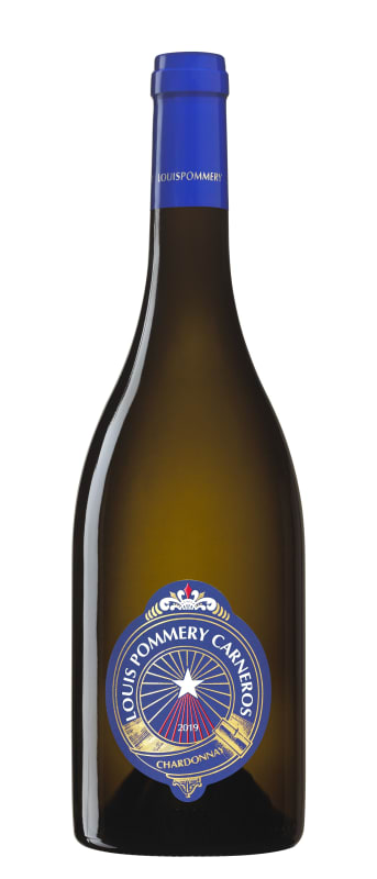 Louis Pommery Carneros Chardonnay 2019 Front Bottle Shot