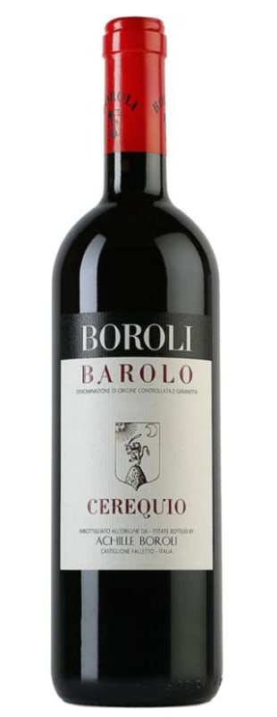 Boroli Barolo Cerequio 2017 Front Bottle Shot