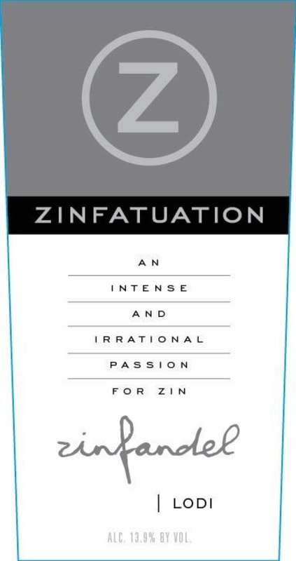 Trinchero Zinfatuation Zinfandel 2015 Front Label
