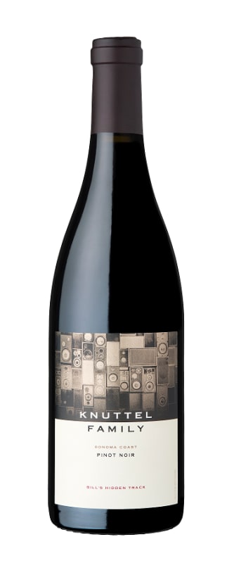 William Knuttel Bill's Hidden Track Pinot Noir 2015 Front Bottle Shot