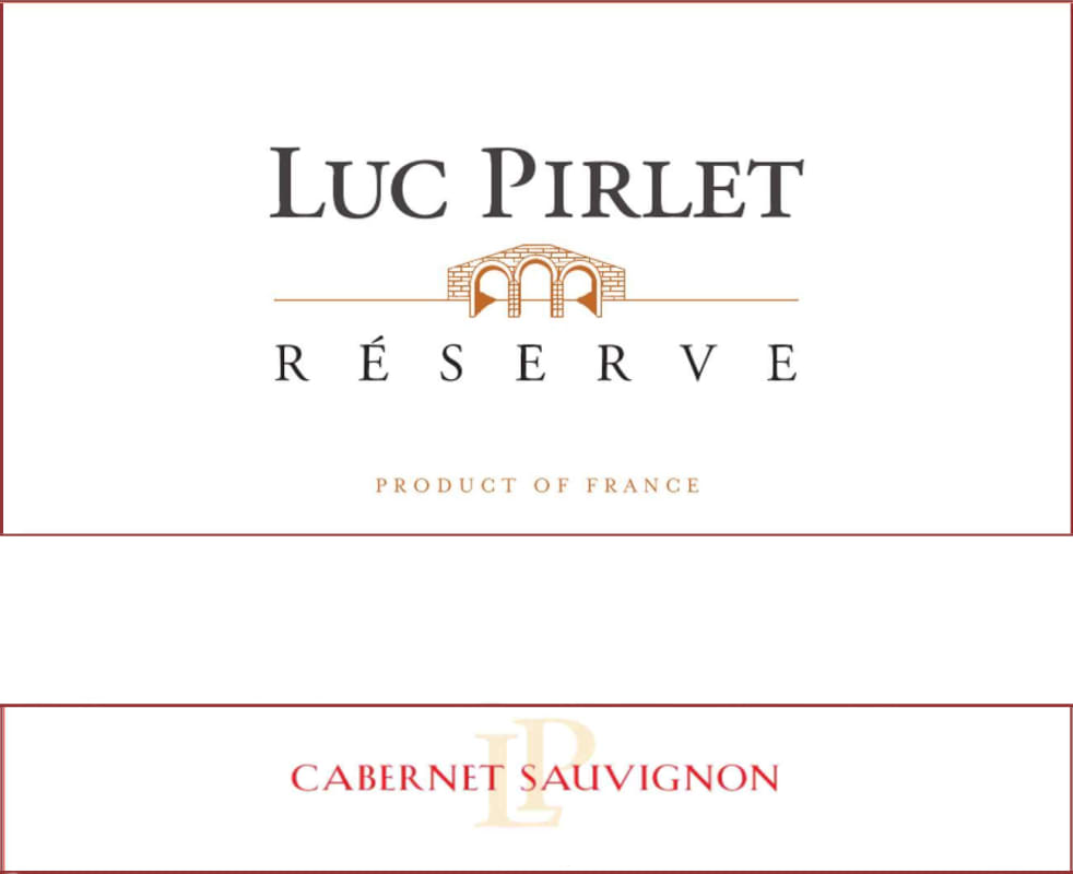 Luc Pirlet Reserve Cabernet Sauvignon 2017 Front Label