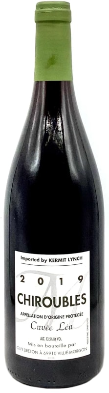 Guy Breton Chiroubles Cuvee Lea 2019 Front Bottle Shot