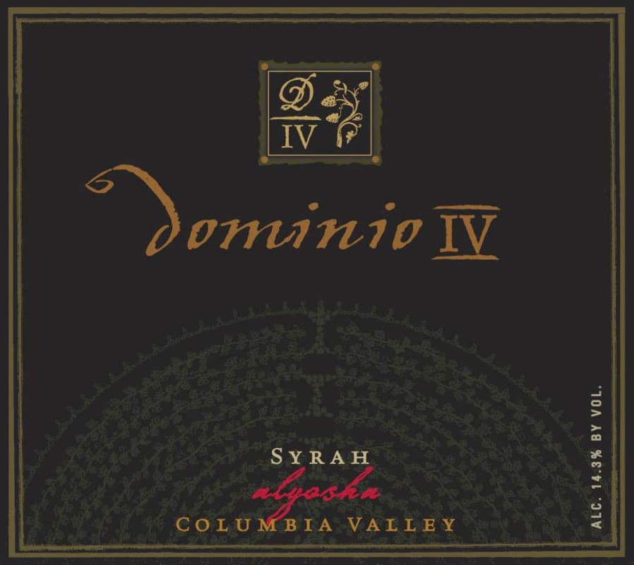 Dominio Wines Alyosha Syrah 2011 Front Label