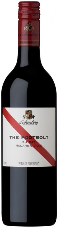 d'Arenberg The Footbolt Shiraz 2013 Front Bottle Shot