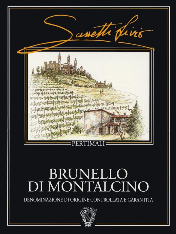 Livio Sassetti Brunello di Montalcino Rouge 2004 Front Label
