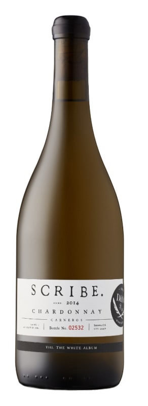 Scribe Carneros Chardonnay 2014 Front Bottle Shot