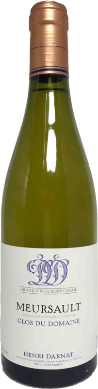 Domaine Henri Darnat Meursault Clos Du Domaine 2015 Front Bottle Shot