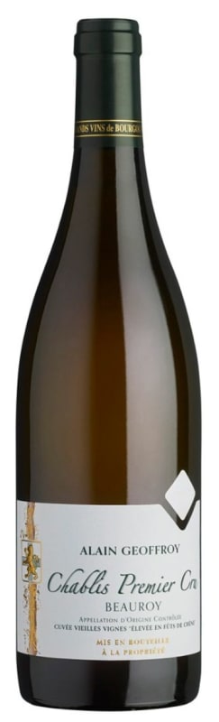 Domaine Geoffroy Chablis Beauroy Vieilles Vignes Premier Cru 2022 Front Bottle Shot