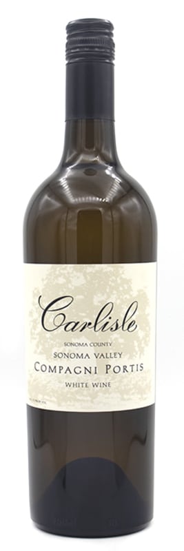 Carlisle Compagni Portis White Wine 2016 Front Bottle Shot