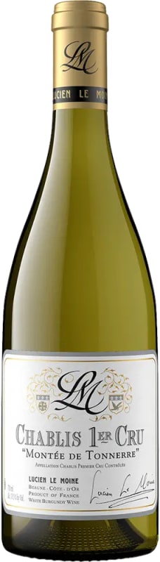 Lucien Le Moine Chablis Montee de Tonnerre Premier Cru 2021 Front Bottle Shot