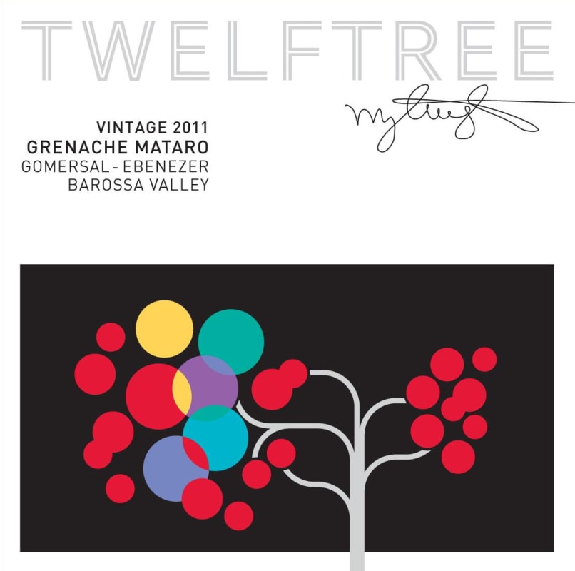 Two Hands Twelftree Gomersal Ebenezer Grenache Mataro 2011 Front Label