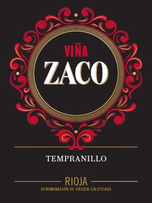 Vina Zaco Rioja 2015 Front Label