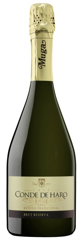 Bodegas Muga Conde de Haro Cava Brut Reserva 2021 Front Bottle Shot