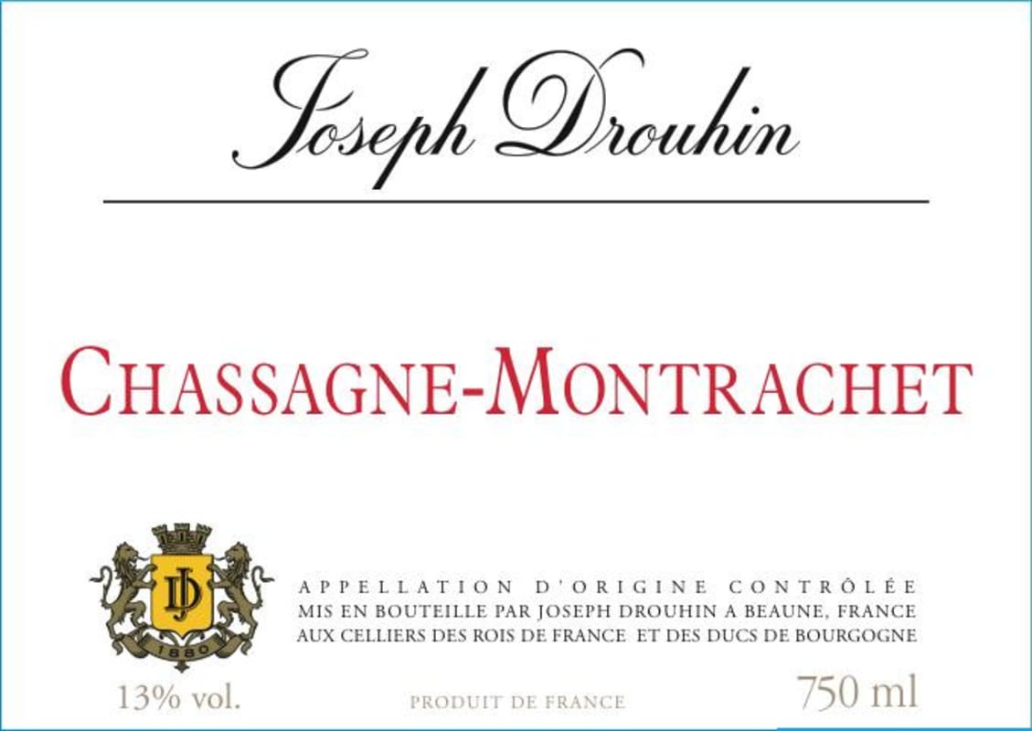 Joseph Drouhin Chassagne-Montrachet Rouge 2009 Front Label