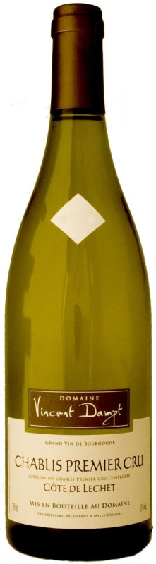 Domaine Vincent Dampt Chablis Cote de Lechet Premier Cru 2019 Front Bottle Shot