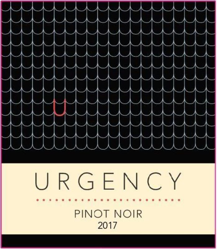 Urgency Pinot Noir 2017 Front Label