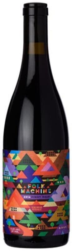 Folk Machine A Night in This Town Pinot Noir 2014 Front Bottle Shot