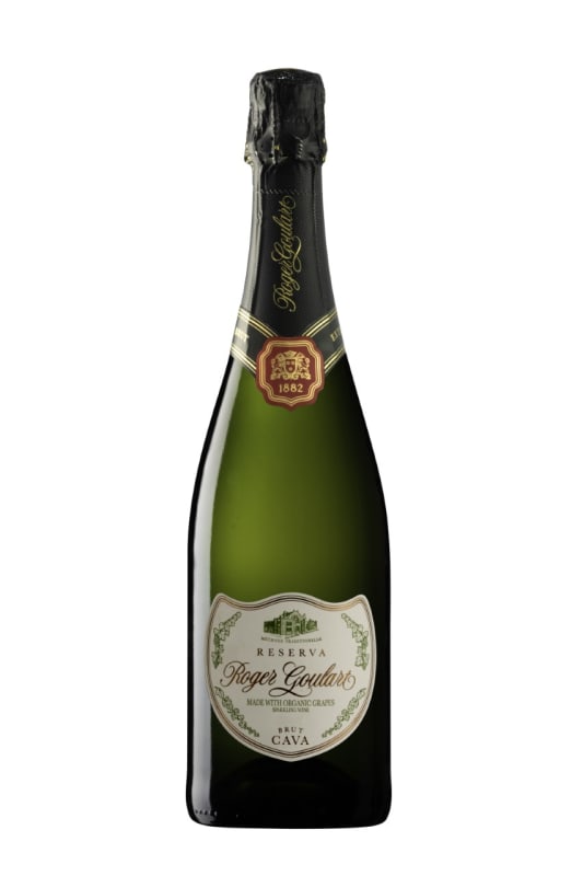 Roger Goulart Organic Cava Brut Reserva 2018 Front Bottle Shot