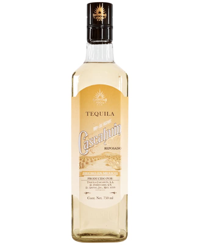 Cascahuin Reposado Tequila Front Bottle Shot