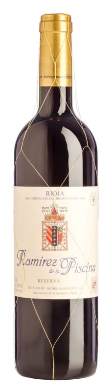 Bodegas Ramirez de la Piscina Reserva 2016 Front Bottle Shot