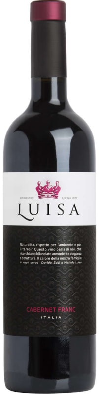 Tenuta Luisa Cabernet Franc 2017 Front Bottle Shot