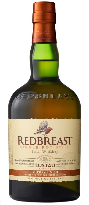 Redbreast Lustau Sherry Finish Single Pot Whiskey Front Bottle Shot