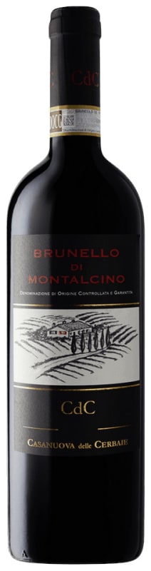 Casanuova delle Cerbaie Brunello di Montalcino 2017 Front Bottle Shot
