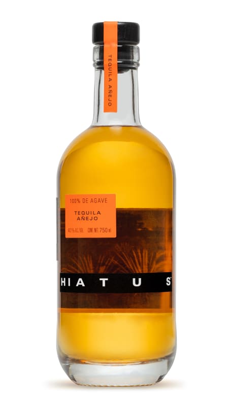 Hiatus Tequila Anejo Front Bottle Shot