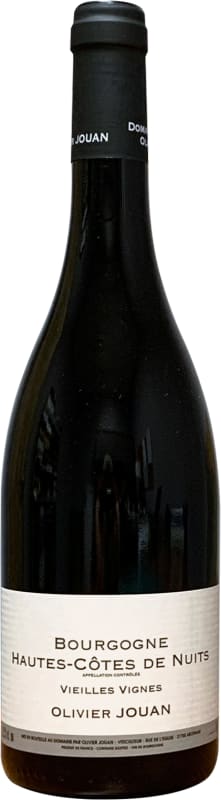 Olivier Jouan Bourgogne Hautes Cotes de Nuits Vieilles Vignes 2020 Front Bottle Shot