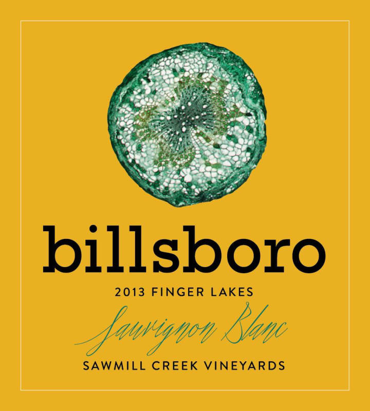Billsboro Winery Sauvignon Blanc 2013 Front Label