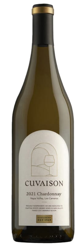 Cuvaison Estate Chardonnay 2021 Front Bottle Shot