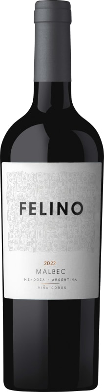 Vina Cobos Felino Malbec 2022 Front Bottle Shot