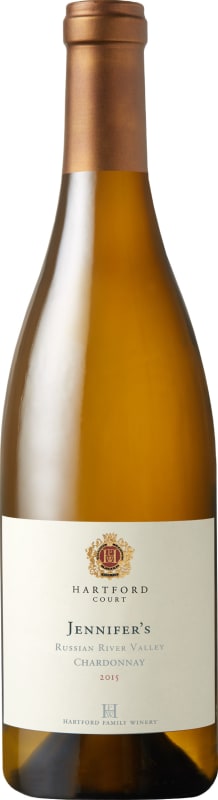 Hartford Court Jennifer's Chardonnay 2015 Front Bottle Shot