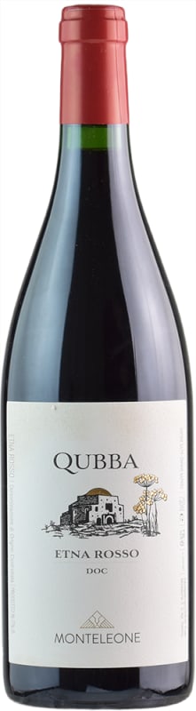 Monteleone Etna Rosso Qubba 2020 Front Bottle Shot