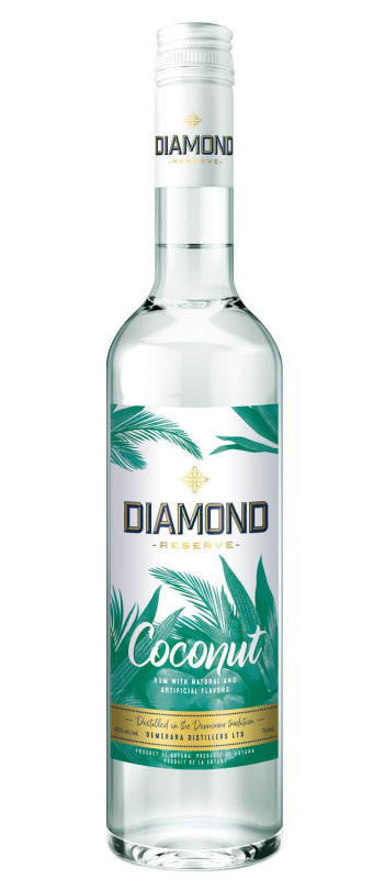 Diamond Reserve Coconut Rum Front Bottle Shot