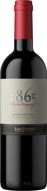Vina San Pedro 1865 Selected Vineyards Carmenere 2019 Front Bottle Shot