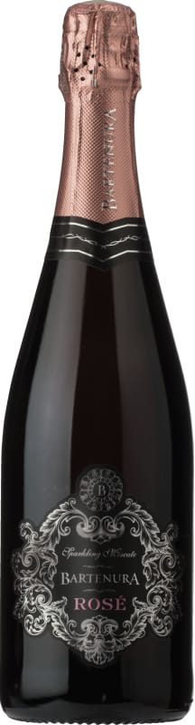 Bartenura Sparkling Moscato Rose (OU Kosher) 2017 Front Bottle Shot