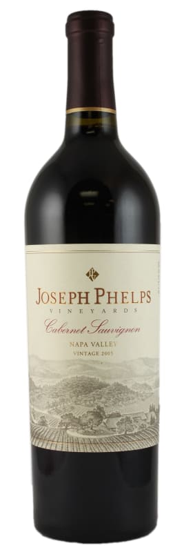 Joseph Phelps Napa Valley Cabernet Sauvignon 2005 Front Bottle Shot
