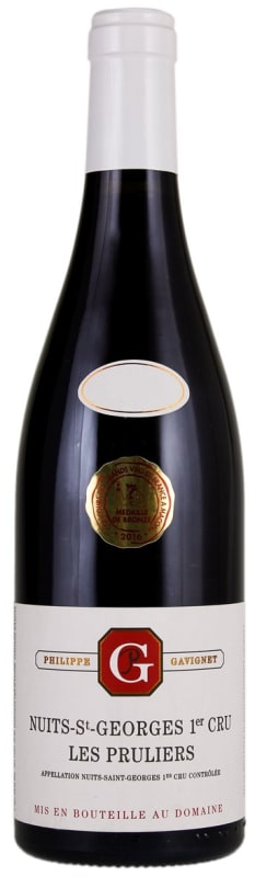 Philippe Gavignet Nuits-St-Georges Les Pruliers Premier Cru 2013 Front Bottle Shot