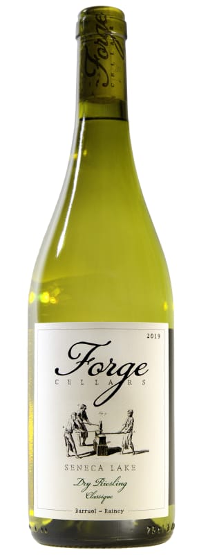 Forge Cellars Classique Dry Riesling 2019 Front Bottle Shot