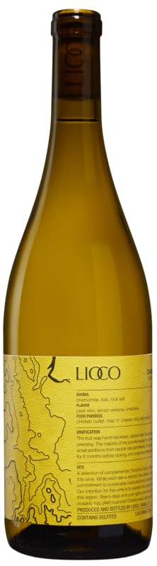 Lioco Sonoma County Chardonnay 2020 Front Bottle Shot