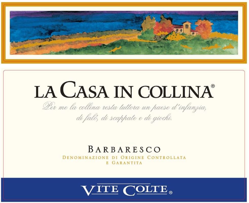 Vite Colte La Casa in Collina 2017 Front Label