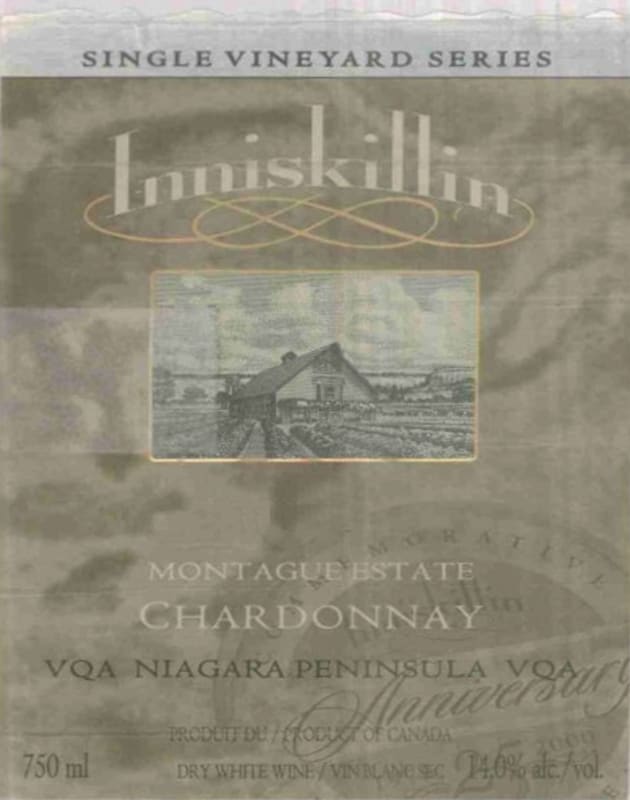 Inniskillin Montague Vineyard Winemaker's Series Chardonnay 2007 Front Label