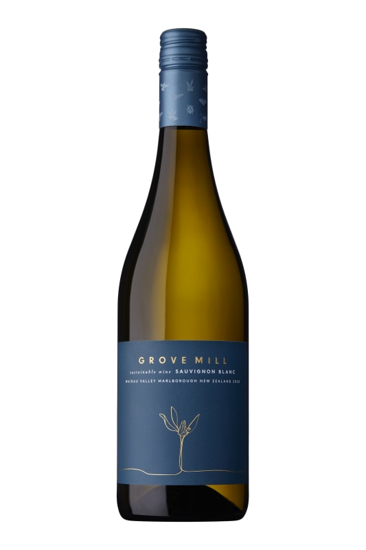 Grove Mill Sauvignon Blanc 2020 Front Bottle Shot